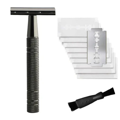 GlideEco™️ Double Edge Safety Razor -  10 Blades Included