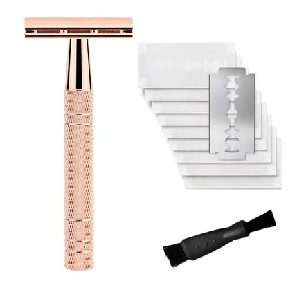 GlideEco™️ Double Edge Safety Razor -  10 Blades Included